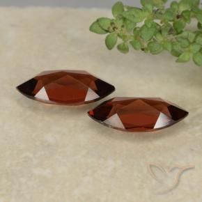 Gemas de Granate piropo Rojo intenso natural de 2.16 ct, Marquesa, VVS-VS