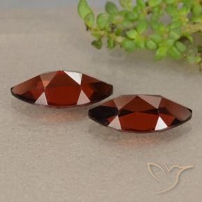 Gemas de Granate piropo Rojo oscuro natural de 2.60 ct, Marquesa, VVS-VS