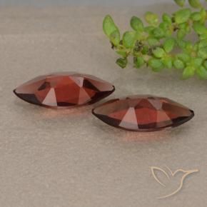 Gemas de Granate piropo Rojo escarlata natural de 1.77 ct, Marquesa, VVS-VS