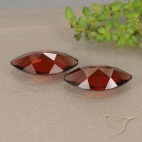 Gemas de Granate piropo Rojo sangría natural de 2.27 ct, Marquesa, VVS-VS