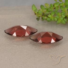 Gemas de Granate piropo Rojo escarlata natural de 2.42 ct, Marquesa, VVS-VS