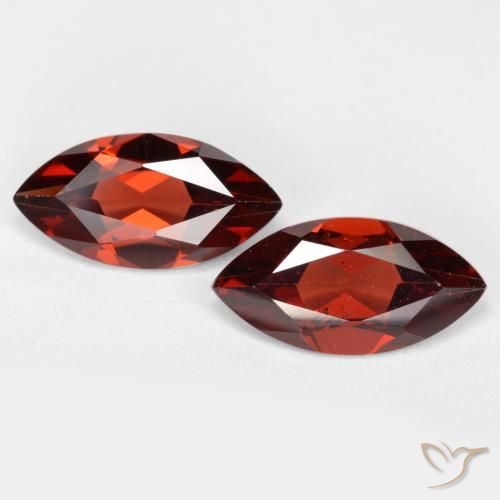 2.34ctw Natural Rojo merlot Granate piropo, Marquesa, VVS-VS