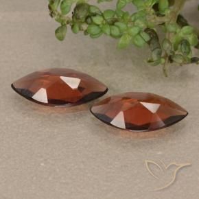 Gemas de Granate piropo Rojo escarlata natural de 1.67 ct, Marquesa, VVS-VS