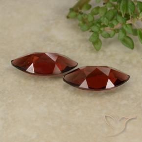 Gemas de Granate piropo Rojo oscuro natural de 2.38 ct, Marquesa, VVS-VS