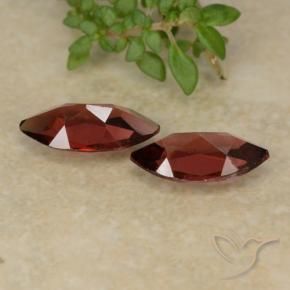 Gemas de Granate piropo Rojo escarlata natural de 2.17 ct, Marquesa, VVS-VS