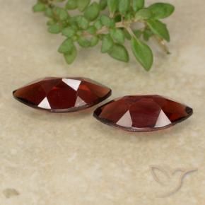 Gemas de Granate piropo Rojo sangre intenso natural de 2.37 ct, Marquesa, VVS-VS