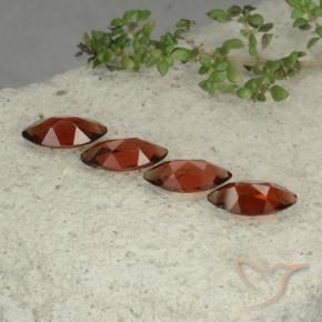 Gemas de Granate piropo Rojo oscuro natural de 4.88 ct, Marquesa, VS