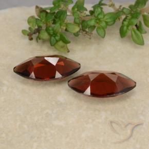 Gemas de Granate piropo Rojo sangría natural de 2.47 ct, Marquesa, VVS-VS