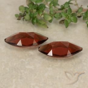 Gemas de Granate piropo Rojo oscuro natural de 2.16 ct, Marquesa, VVS-VS