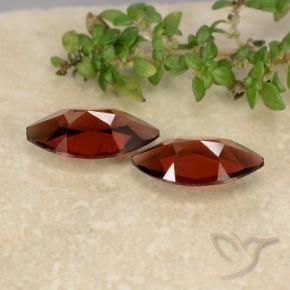 Gemas de Granate piropo Rojo oscuro natural de 2.43 ct, Marquesa, VVS-VS