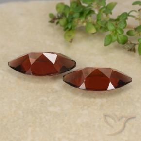 Gemas de Granate piropo Rojo oscuro natural de 2.33 ct, Marquesa, VVS-VS