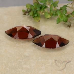 Gemas de Granate piropo Rojo sangre intenso natural de 2.51 ct, Marquesa, VVS-VS