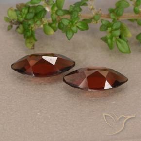 Gemas de Granate piropo Rojo sangre intenso natural de 2.23 ct, Marquesa, VVS-VS