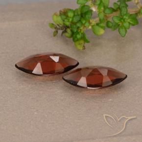 Gemas de Granate piropo Rojo oscuro natural de 1.83 ct, Marquesa, VVS-VS