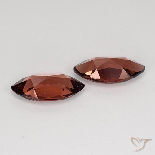 Gemas de Granate piropo Rojo oscuro natural de 2.39 ct, Marquesa, VVS-VS