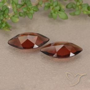 Gemas de Granate piropo Rojo oscuro natural de 2.12 ct, Marquesa, VVS-VS