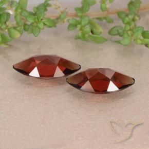 Gemas de Granate piropo Rojo oscuro natural de 2.32 ct, Marquesa, VVS-VS