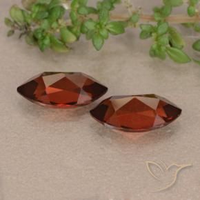 Gemas de Granate piropo Rojo oscuro natural de 2.94 ct, Marquesa, VVS-VS