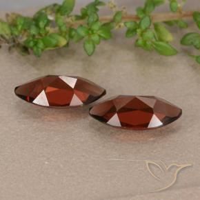 Gemas de Granate piropo Rojo escarlata intenso natural de 2.46 ct, Marquesa, VVS-VS