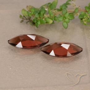 Gemas de Granate piropo Rojo oscuro natural de 2.24 ct, Marquesa, VVS-VS