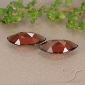 Gemas de Granate piropo Rojo oscuro natural de 2.38 ct, Marquesa, VVS-VS