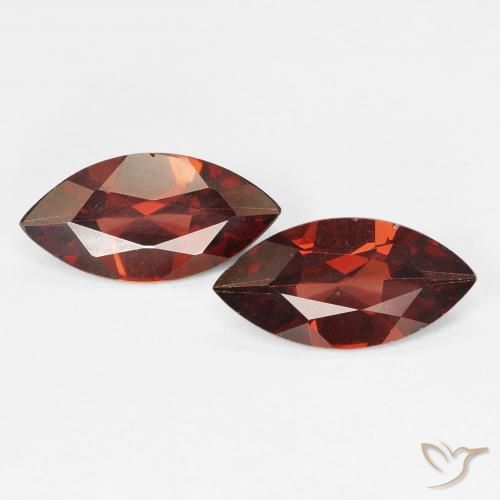 2.00ctw Natural Rojo escarlata intenso Granate piropo, Marquesa, VVS-VS