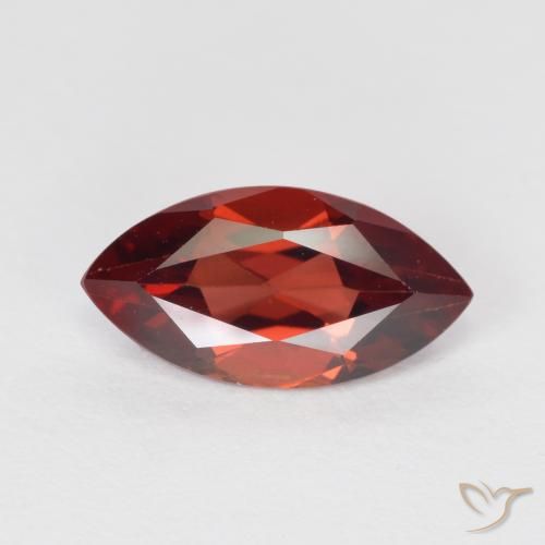 1.32ct Natural Rojo oscuro Granate piropo, Marquesa, VVS-VS