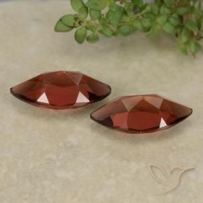 Gemas de Granate piropo Rojo oscuro natural de 2.41 ct, Marquesa, VVS-VS