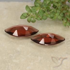 Gemas de Granate piropo Rojo oscuro natural de 1.71 ct, Marquesa, VVS-VS
