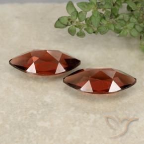 Gemas de Granate piropo Rojo escarlata intenso natural de 2.25 ct, Marquesa, VVS-VS