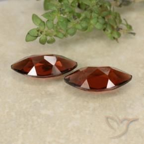 Gemas de Granate piropo Rojo oscuro natural de 2.46 ct, Marquesa, VVS-VS