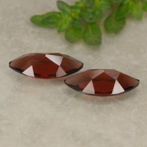 Gemas de granate piropo rojo natural de 2,32 ct, marquesa, VVS-VS