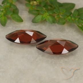 Gemas de Granate piropo Rojo oscuro natural de 2.09 ct, Marquesa, VVS-VS