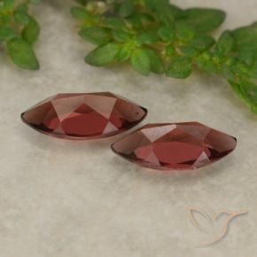 Gemas de Granate piropo Rojo escarlata intenso natural de 2.38 ct, Marquesa, VVS-VS