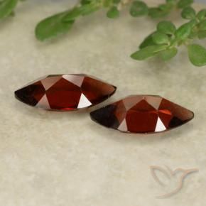 Gemas de Granate piropo Rojo sangría natural de 2.32 ct, Marquesa, VVS-VS