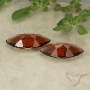 Gemas de Granate piropo Rojo oscuro natural de 1.83 ct, Marquesa, VVS-VS