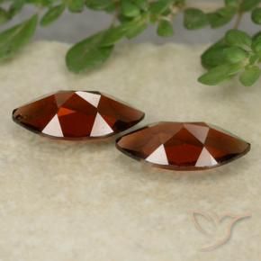 Gemas de Granate piropo Rojo oscuro natural de 2.51 ct, Marquesa, VVS-VS