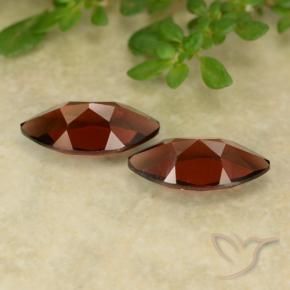 Gemas de Granate piropo Rojo oscuro natural de 2.63 ct, Marquesa, VVS-VS