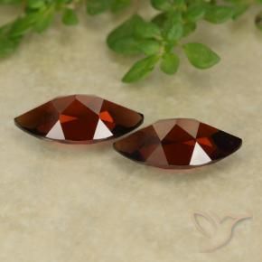 Gemas de Granate piropo Rojo sangre intenso natural de 2.83 ct, Marquesa, VVS-VS
