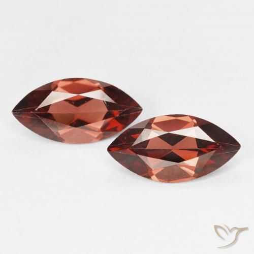 2.29ctw Natural Rojo sangría Granate piropo, Marquesa, VVS-VS
