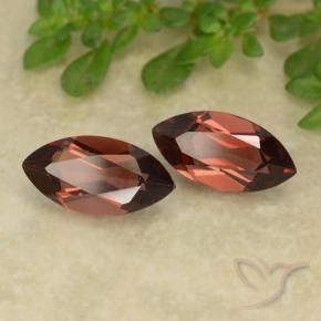 Gemas de Granate piropo Rojo sangría natural de 2.61 ct, Marquesa, VVS-VS