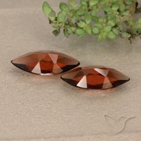 Gemas de Granate piropo Rojo oscuro natural de 1.49 ct, Marquesa, VVS-VS