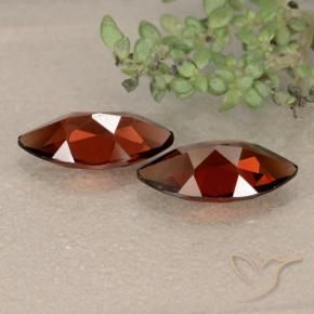 Gemas de Granate piropo Rojo oscuro natural de 2.56 ct, Marquesa, VVS-VS