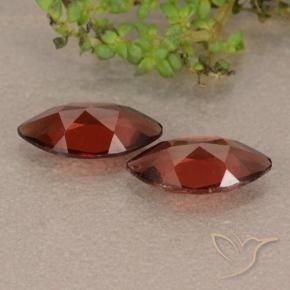 Gemas de Granate Piropo Rojo oscuro natural de 2.50 ct, Marquesa, VS