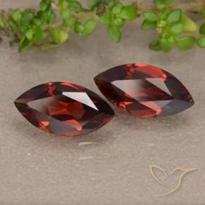 Gemas de Granate piropo Rojo sangría natural de 2.27 ct, Marquesa, VS