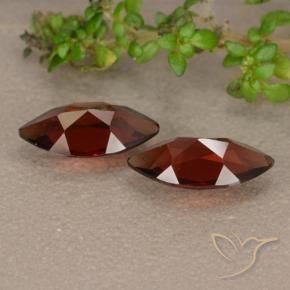 Gemas de Granate piropo Rojo sangría natural de 2.27 ct, Marquesa, VS