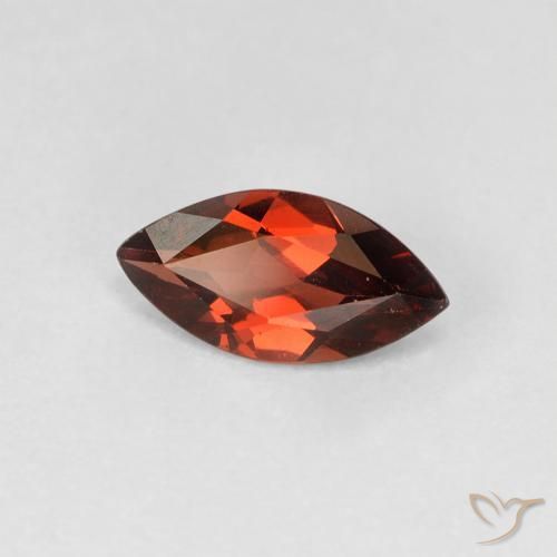 1.17ct Natural Rojo oscuro Granate piropo, Marquesa, VVS-VS