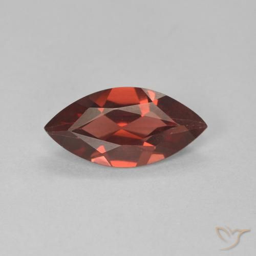 1.07ct Natural Rojo oscuro Granate piropo, Marquesa, VVS-VS