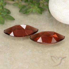 Gemas de Granate piropo Rojo oscuro natural de 2.47 ct, Marquesa, VVS-VS