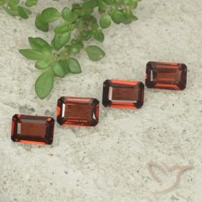 Gemas de Granate piropo Rojo oscuro natural de 2.09 ct, Corte Octágono / Esmeralda, VS